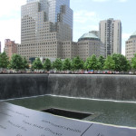 Panoramaaufnahme des 9/11-Memorials