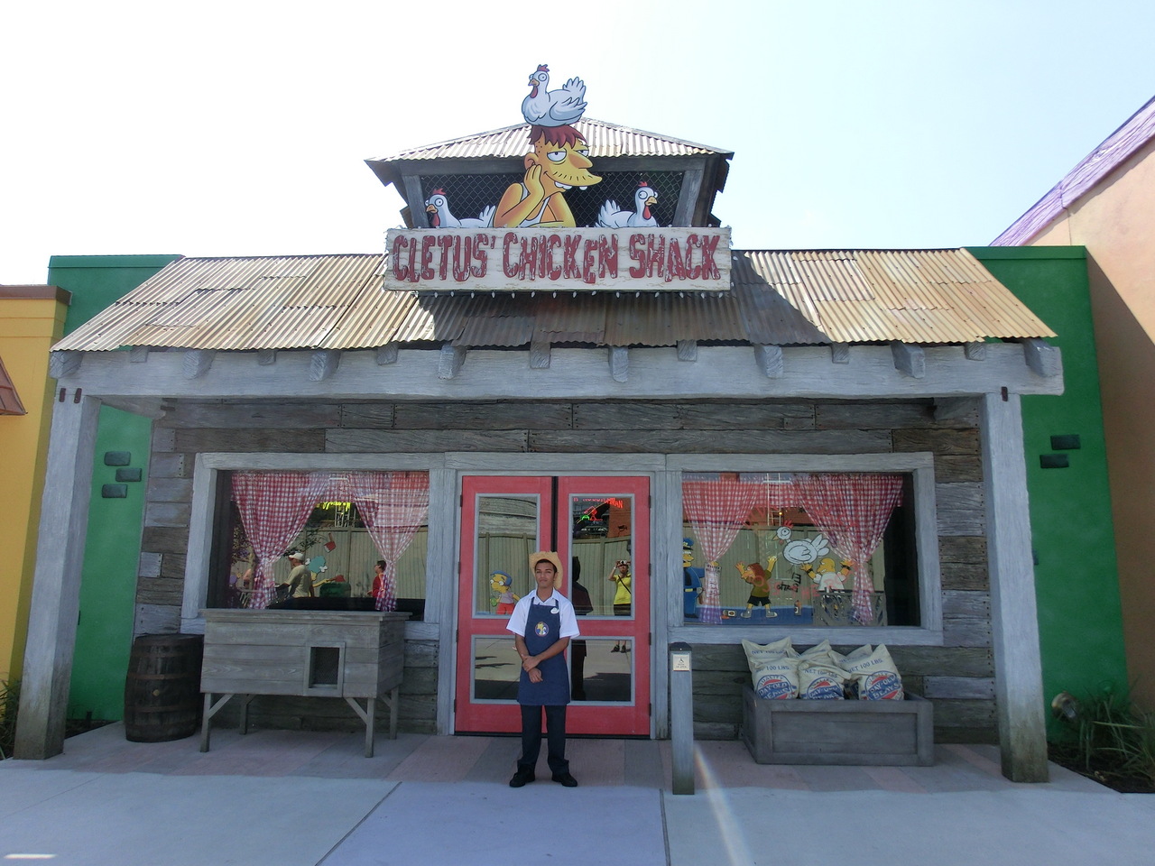 Cletus Chicken Shack in Springfield (Universal Studios Florida Orlando)