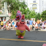 Patrick von Spongebob Schwammkopf bei der Universal Superstar Parade