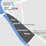 ÖPNV-Haltestellen Cannstatter Wasen