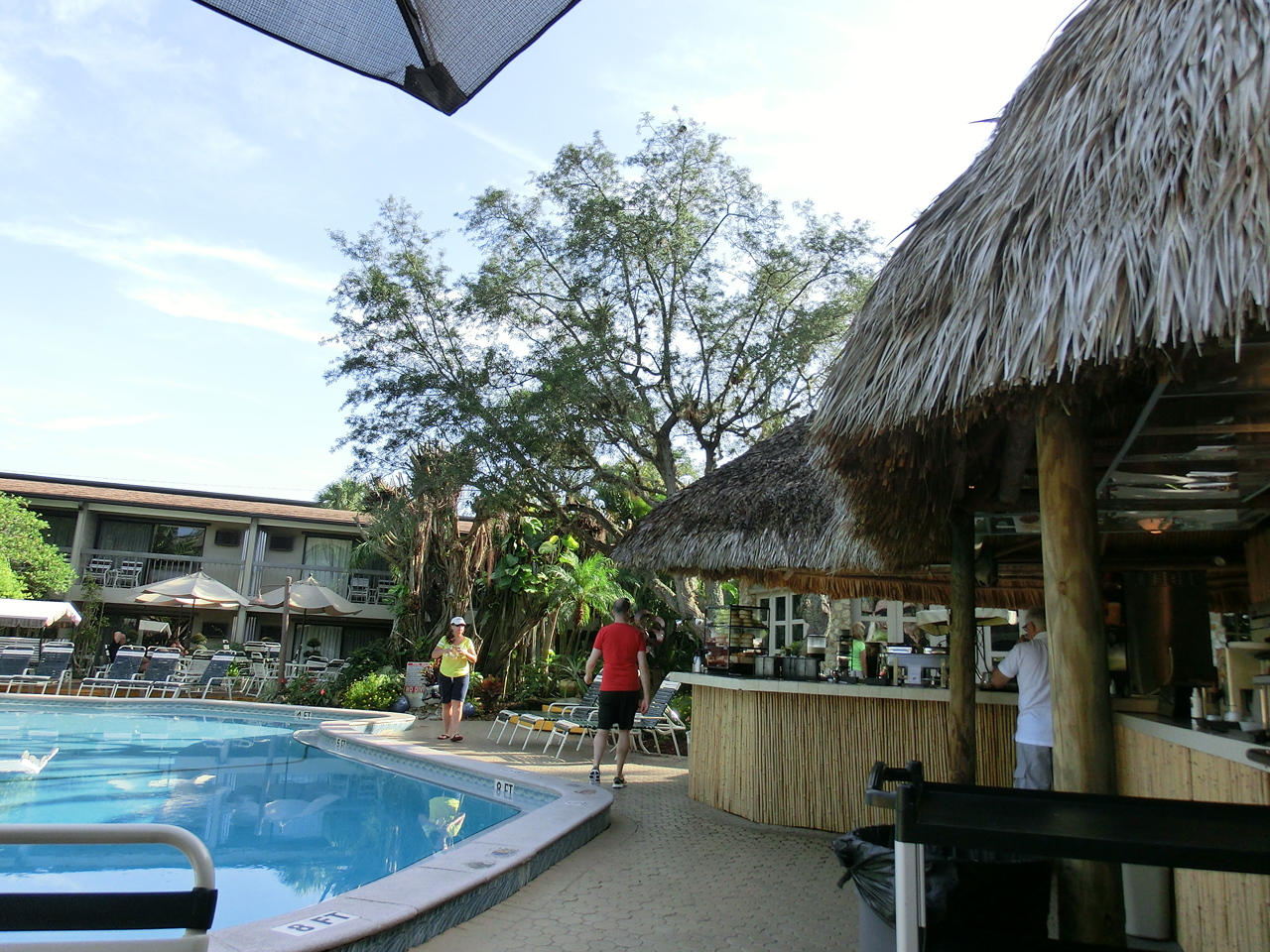 Pool-Anlage mit Frühstücksbar