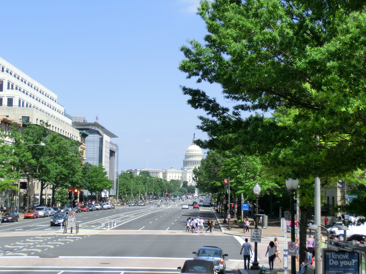The Mall in Washington D. C. - Blickrichtung zum Capitol Building