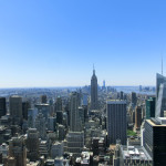 Manhattan - in der Mitte das Empire State Building