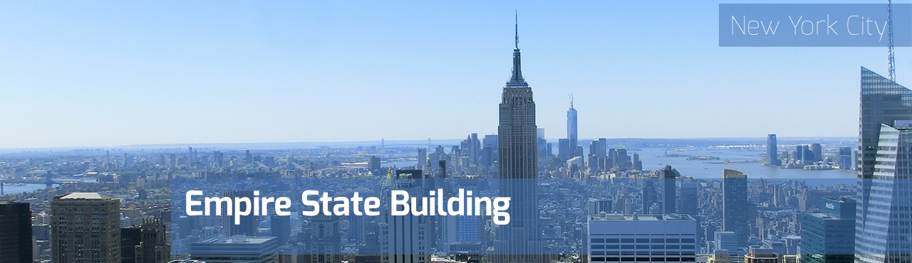 Empire State Building - Blick über Manhattan
