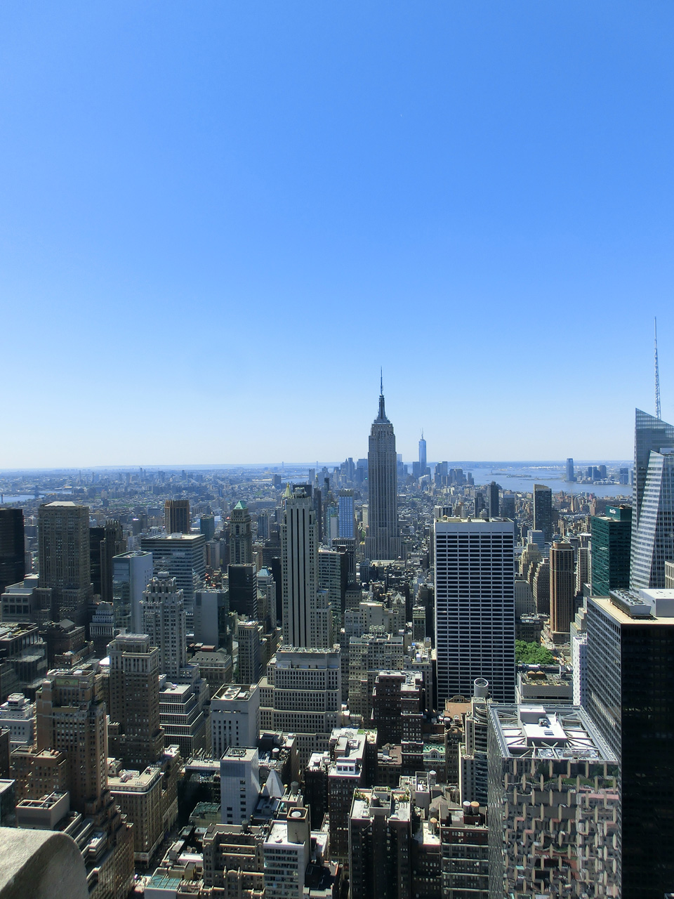 Manhattan - in der Mitte das Empire State Building