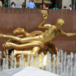 Prometheus Statue am Rockefeller Center