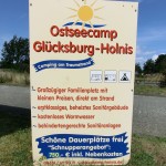 Infoschild Campingplatz Ostseecamp Holnis