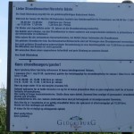 Infoschild Sandstrand Glücksburg-Holnis