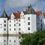 Nahansicht Wasserschloss Glücksburg