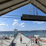 Seebrücke vor dem Strandhotel Glücksburg