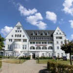 Nahaufnahme Strandhotel Glücksburg