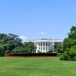 Mittelbau des Weißen Hauses in Washington D.C.