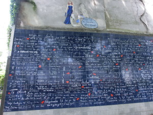 Ich-liebe-dich-Mauer in Paris