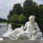 Skulptur Flussgott Rhein in Schwetzingen