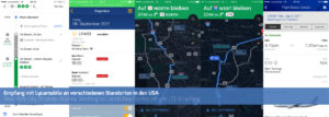 Screenshots Empfang Lycamobile USA