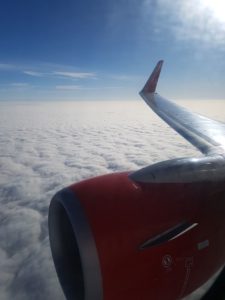 Über den Wolken - Eurowings Flug von Stuttgart nach Wien