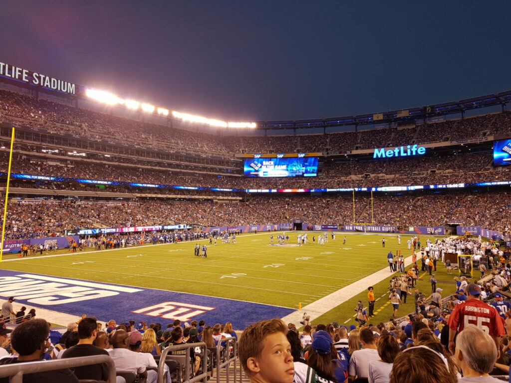 Blick ins Met Life Stadium - Preseason - New York Jets @ New York Giants - August 2017